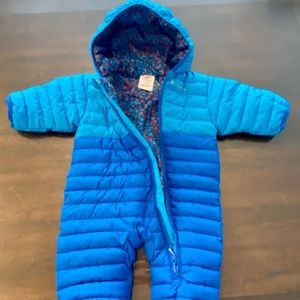 Columbia Infant Reversible Bunting Snowsuit 0-3mo
